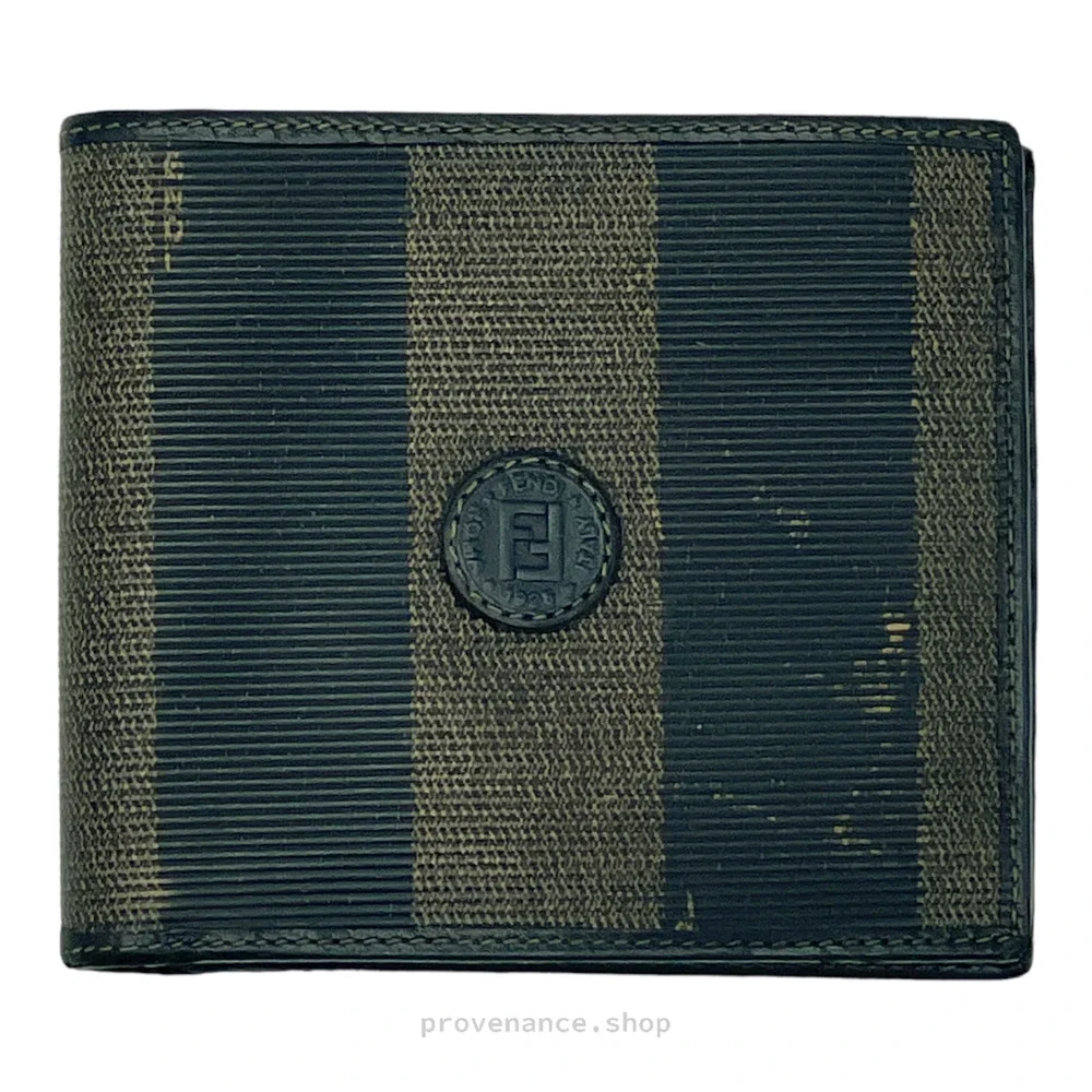 🔴 Fendi Bifold Wallet - FF Pequin